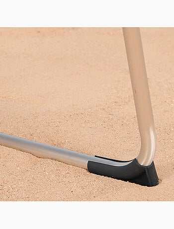 Sedia pieghevole fissa 44x45x76 cm in alluminio sailor aktive
