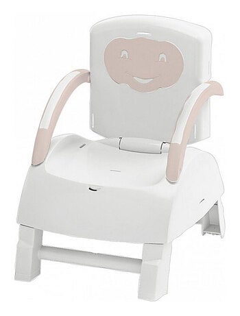 Seggiolone rialzatore per sedia 2-in-1 regolabile Thermobaby con vassoio rimovibile