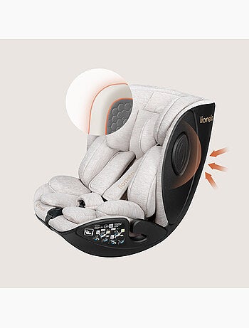 Seggiolino 40-105 cm LIONELO Moxie Next i-Size - ISOFIX - 0-4 anni - Tessuto in bambù