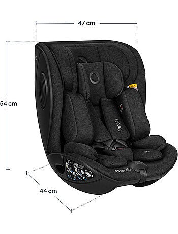 Seggiolino 40-105 cm LIONELO Moxie Next i-Size - ISOFIX - 0-4 anni - Tessuto in bambù