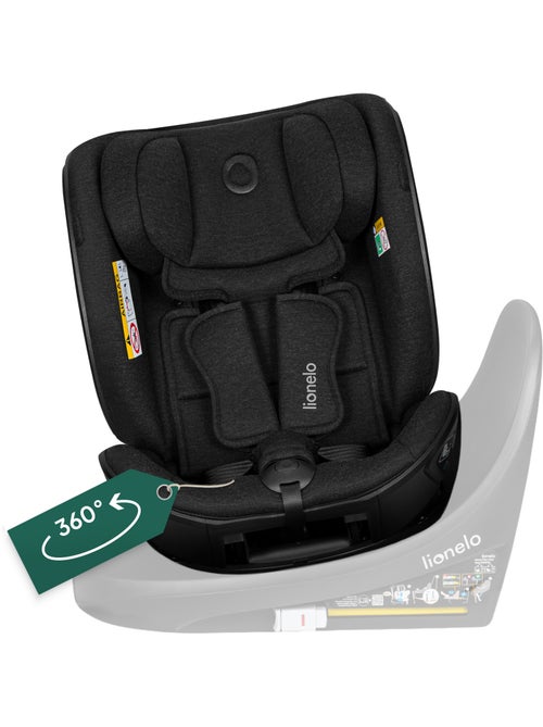 Seggiolino 40-105 cm LIONELO Moxie Next i-Size - ISOFIX - 0-4 anni - Tessuto in bambù - Kiabi