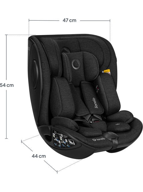 Seggiolino 40-105 cm LIONELO Moxie Next i-Size - ISOFIX - 0-4 anni - Tessuto in bambù - Kiabi