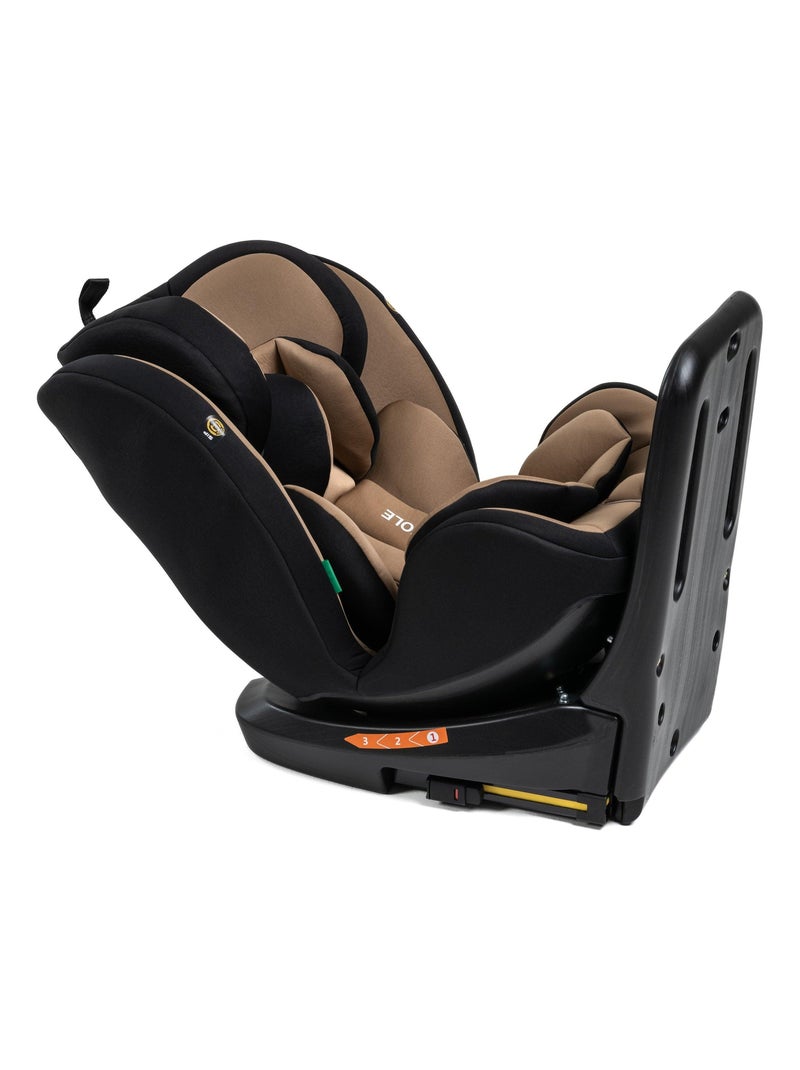 Seggiolino auto - girevole a 360° - Taglia I 40-150 cm - Gruppo 0+/1/2/3 - Isofix - EOLE Beige - Kiabi