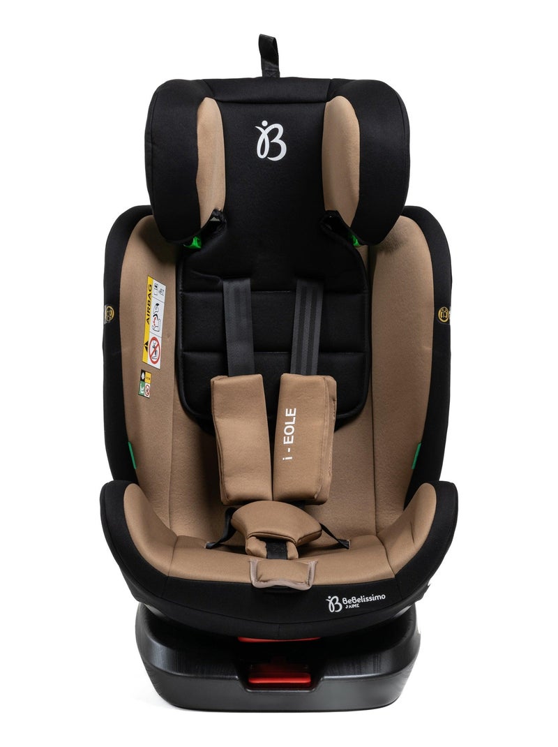 Seggiolino auto - girevole a 360° - Taglia I 40-150 cm - Gruppo 0+/1/2/3 - Isofix - EOLE Beige - Kiabi