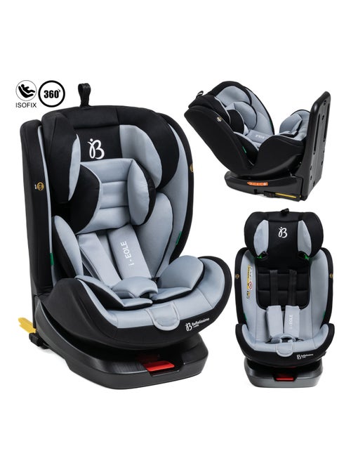 Seggiolino auto - girevole a 360° - Taglia I 40-150 cm - Gruppo 0+/1/2/3 - Isofix - EOLE - Kiabi
