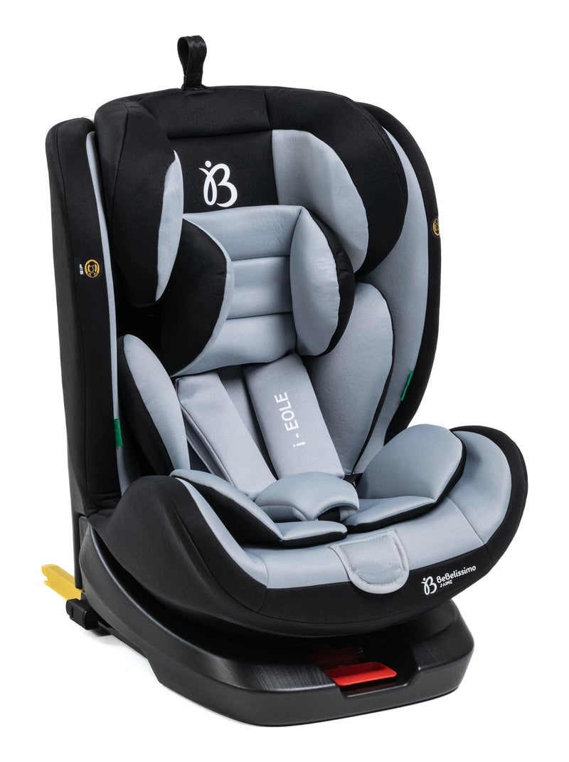 Seggiolino auto - girevole a 360° - Taglia I 40-150 cm - Gruppo 0+/1/2/3 - Isofix - EOLE Grigio antracite - Kiabi