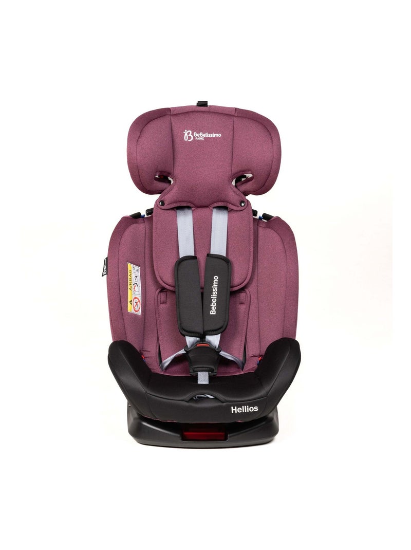 Seggiolino auto - girevole a 360° - Taglia I 40-150 cm - Gruppo 0+/1/2/3 - Isofix - Hellios Bordeaux - Kiabi