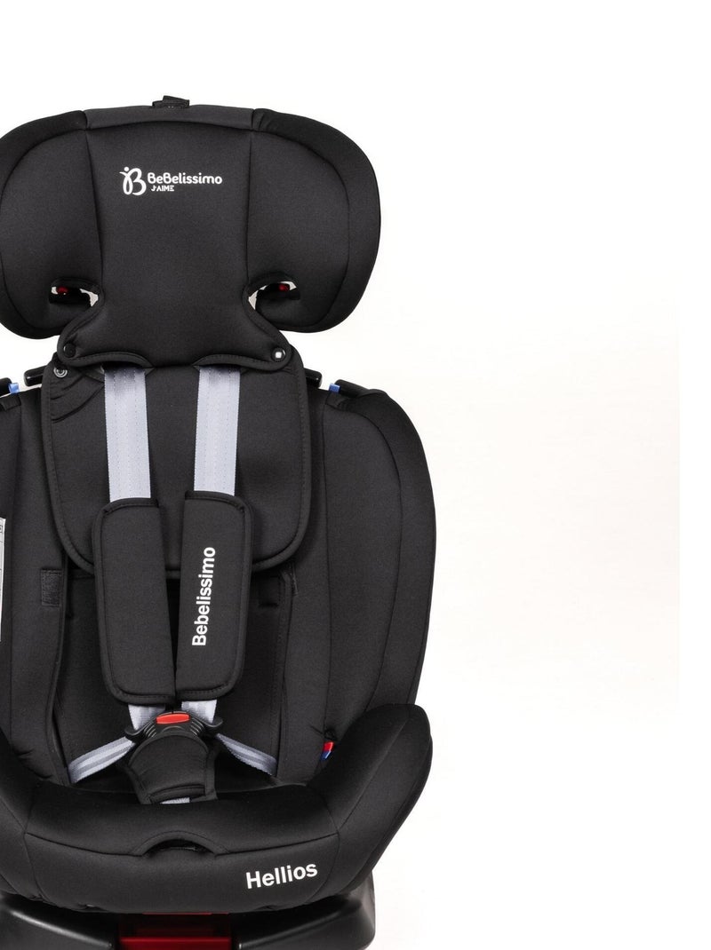 Seggiolino auto - girevole a 360° - Taglia I 40-150 cm - Gruppo 0+/1/2/3 - Isofix - Hellios Nero - Kiabi