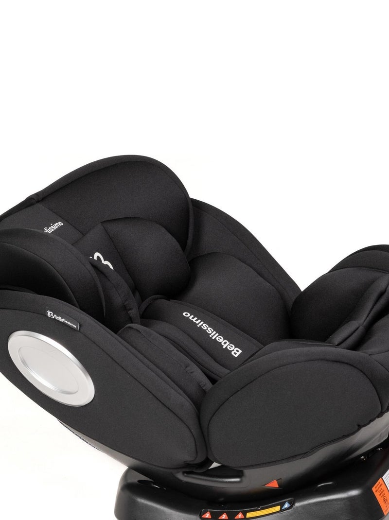 Seggiolino auto - girevole a 360° - Taglia I 40-150 cm - Gruppo 0+/1/2/3 - Isofix - Hellios Nero - Kiabi