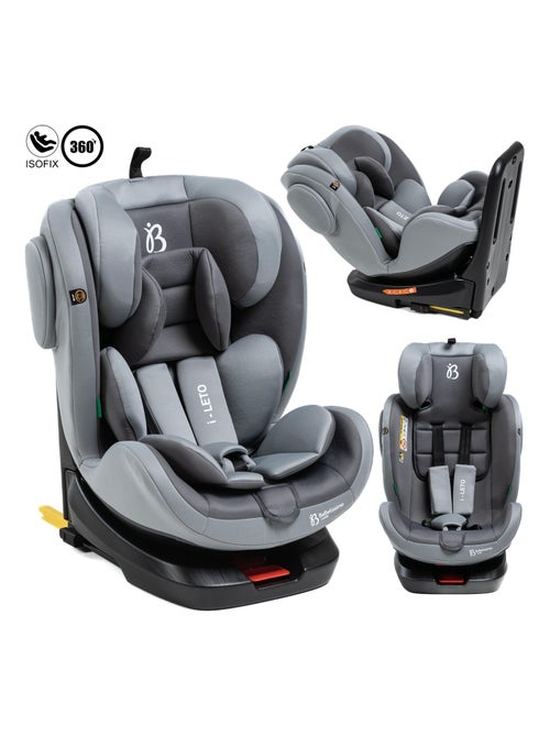 Seggiolino auto - girevole a 360° - Taglia I 40-150 cm - Gruppo 0+/1/2/3 - Isofix - Leto - Kiabi