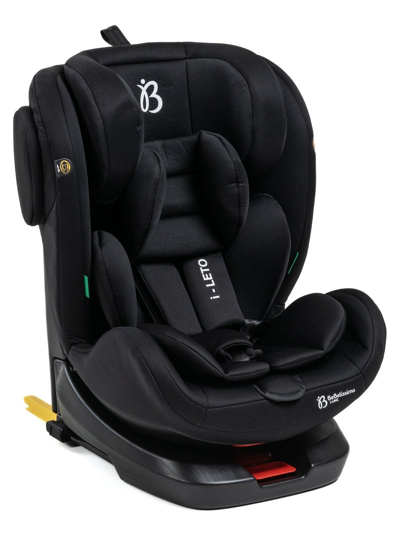 Seggiolino auto - girevole a 360° - Taglia I 40-150 cm - Gruppo 0+/1/2/3 - Isofix - Leto Nero - Kiabi