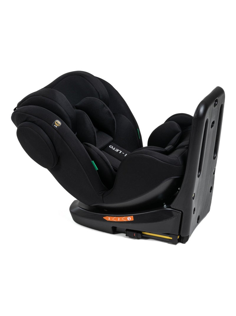 Seggiolino auto - girevole a 360° - Taglia I 40-150 cm - Gruppo 0+/1/2/3 - Isofix - Leto Nero - Kiabi