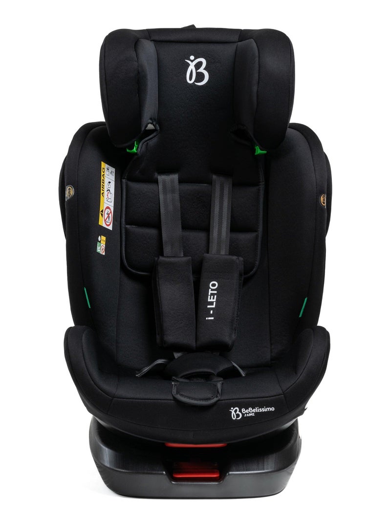 Seggiolino auto - girevole a 360° - Taglia I 40-150 cm - Gruppo 0+/1/2/3 - Isofix - Leto Nero - Kiabi