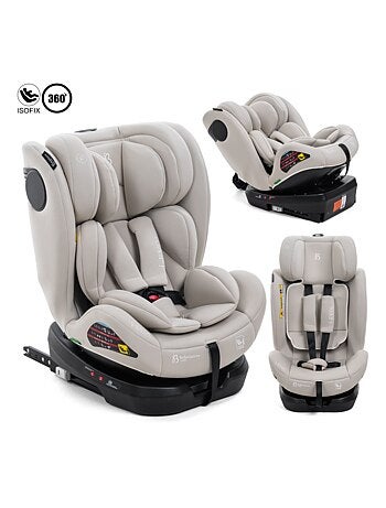 Seggiolino auto - girevole a 360° - taglia i 40-150 cm - isofix - evol