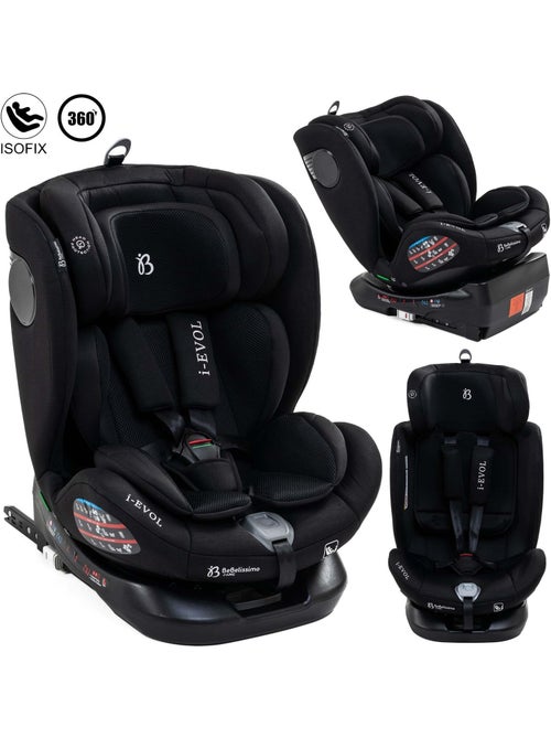 Seggiolino auto - girevole a 360° - Taglia I 40-150 cm  - Isofix - EVOL - Kiabi