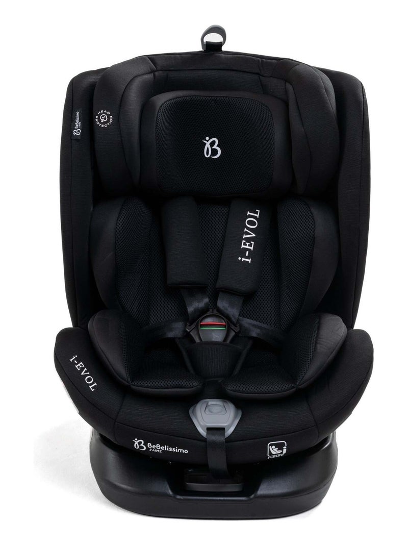 Seggiolino auto - girevole a 360° - Taglia I 40-150 cm  - Isofix - EVOL Nero - Kiabi