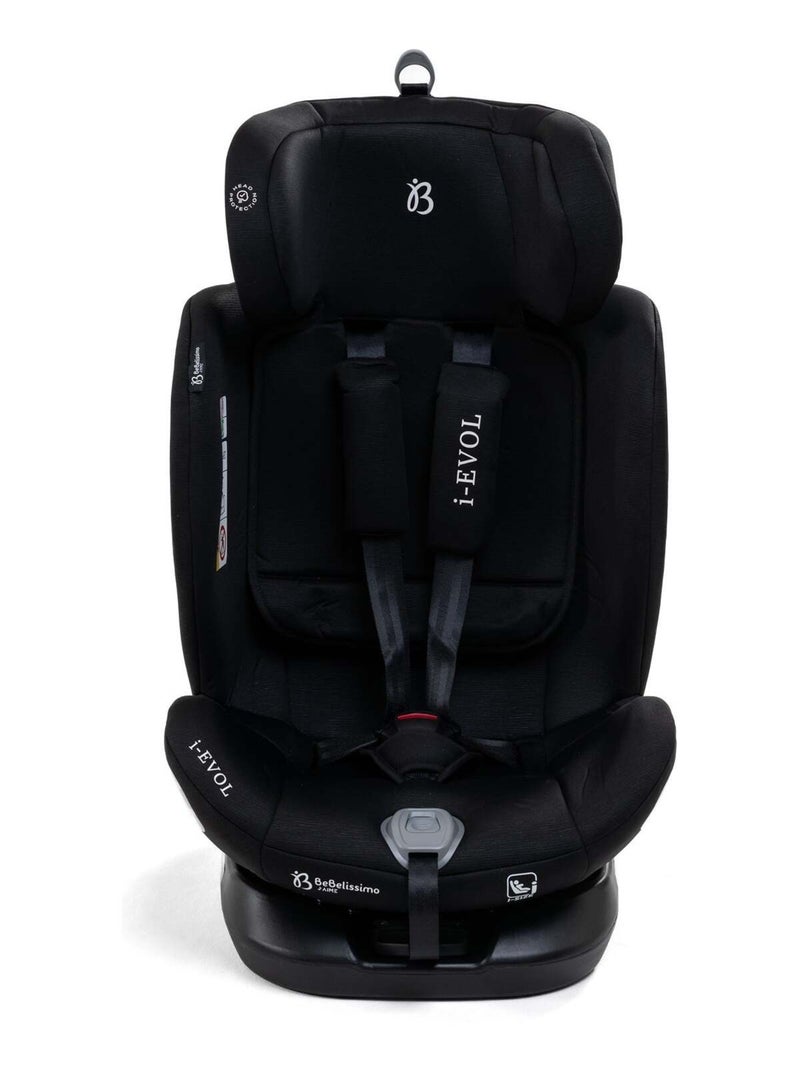 Seggiolino auto - girevole a 360° - Taglia I 40-150 cm  - Isofix - EVOL Nero - Kiabi