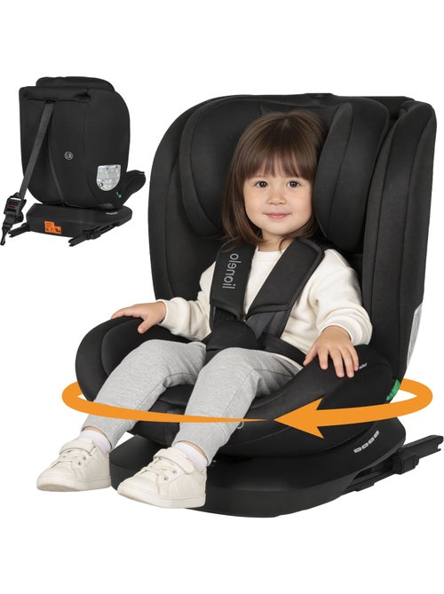 Seggiolino Auto 360° LIONELO Bastiaan i-Size - ISOFIX - 40-150 cm - SideProtect - Kiabi Seggiolino Auto 360° LIONELO Bastiaan i-Size - ISOFIX - 40-150 cm - SideProtect - Kiabi
