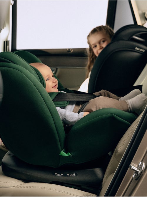 Seggiolino Auto 360° LIONELO Bastiaan i-Size - ISOFIX - 40-150 cm - SideProtect - Kiabi Seggiolino Auto 360° LIONELO Bastiaan i-Size - ISOFIX - 40-150 cm - SideProtect - Kiabi