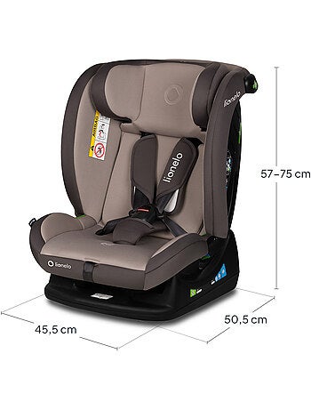 Seggiolino auto 40-150 cm LIONELO Aart i-Size - Regolazione dell'inclinazione - Categorie 0+/1/2/3