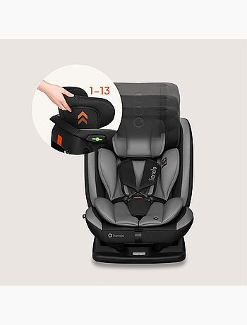 Seggiolino auto 40-150 cm LIONELO Aart i-Size - Regolazione dell'inclinazione - Categorie 0+/1/2/3