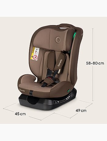 Seggiolino auto 40-150 cm LIONELO Aart i-Size - Regolazione dell'inclinazione - Categorie 0+/1/2/3