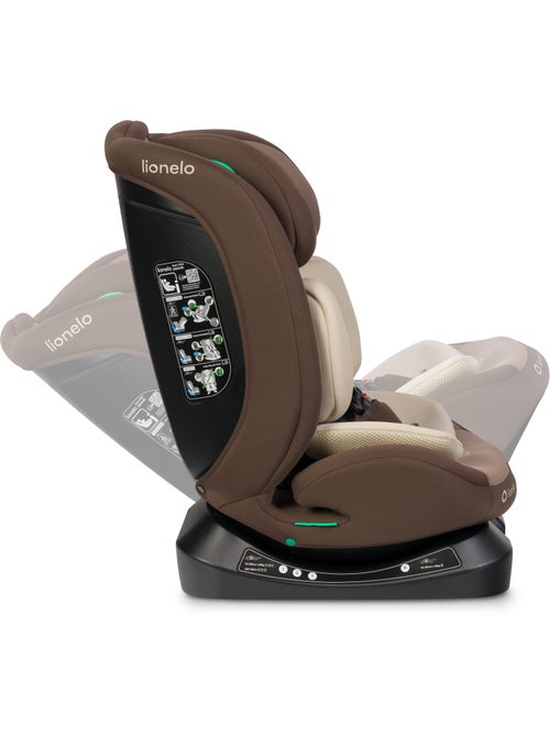 Seggiolino auto 40-150 cm LIONELO Aart i-Size - Regolazione dell'inclinazione - Categorie 0+/1/2/3 - Kiabi Seggiolino auto 40-150 cm LIONELO Aart i-Size - Regolazione dell'inclinazione - Categorie 0+/1/2/3 - Kiabi