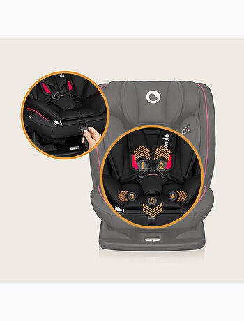 Seggiolino auto 40-150 cm LIONELO Aart i-Size - Regolazione dell'inclinazione - Categorie 0+/1/2/3