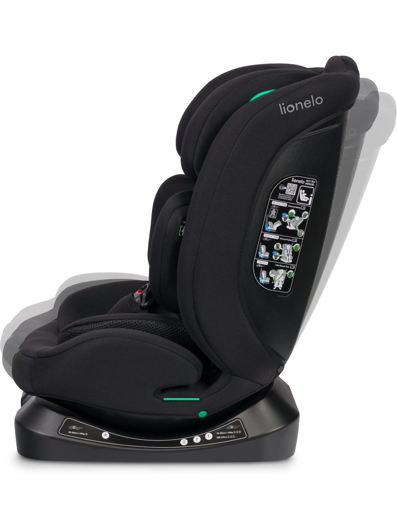 Seggiolino auto 40-150 cm LIONELO Aart i-Size - Regolazione dell'inclinazione - Categorie 0+/1/2/3 Nero Nero - Kiabi