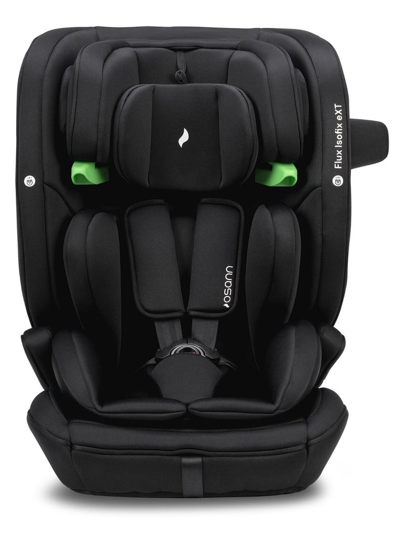 Seggiolino auto bambini Flux Isofix eXT i-Size 76-150 cm Nero Nero - Kiabi