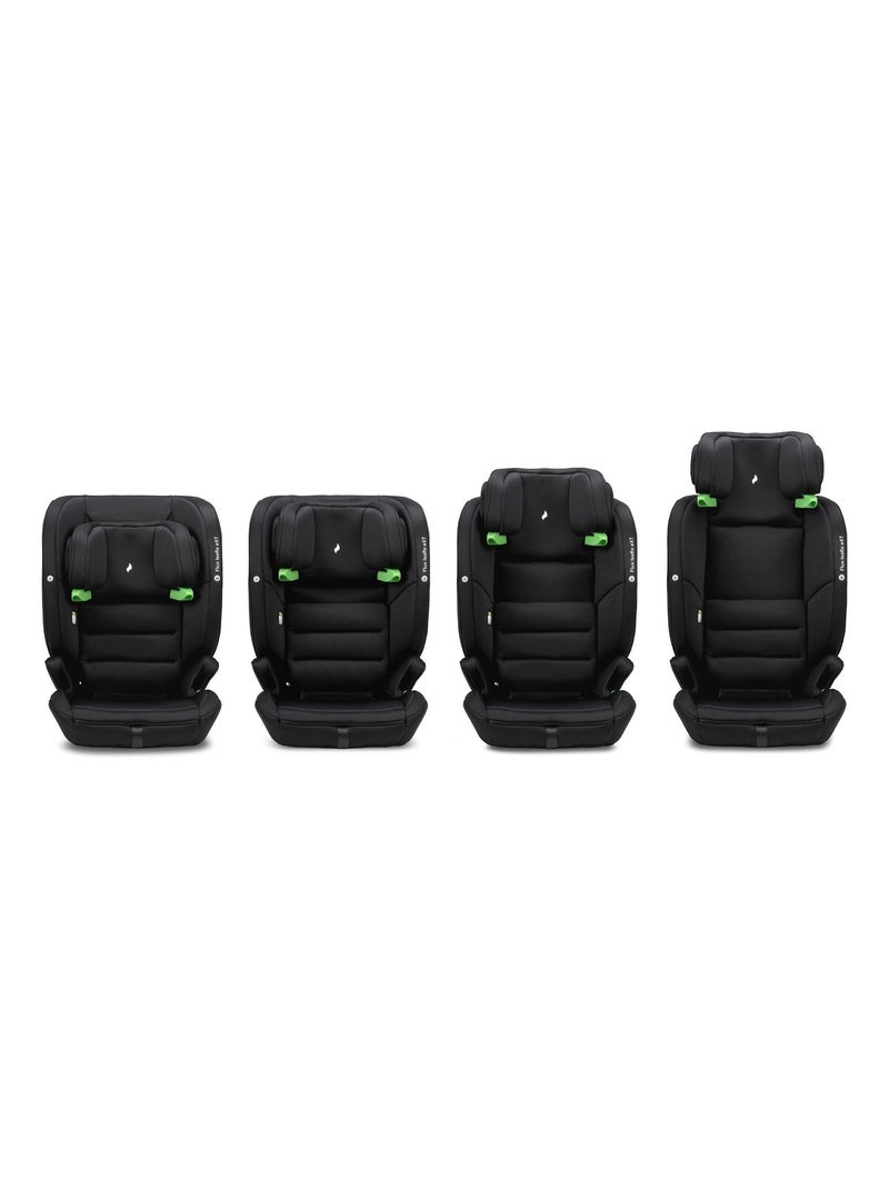 Seggiolino auto bambini Flux Isofix eXT i-Size 76-150 cm Nero Nero - Kiabi