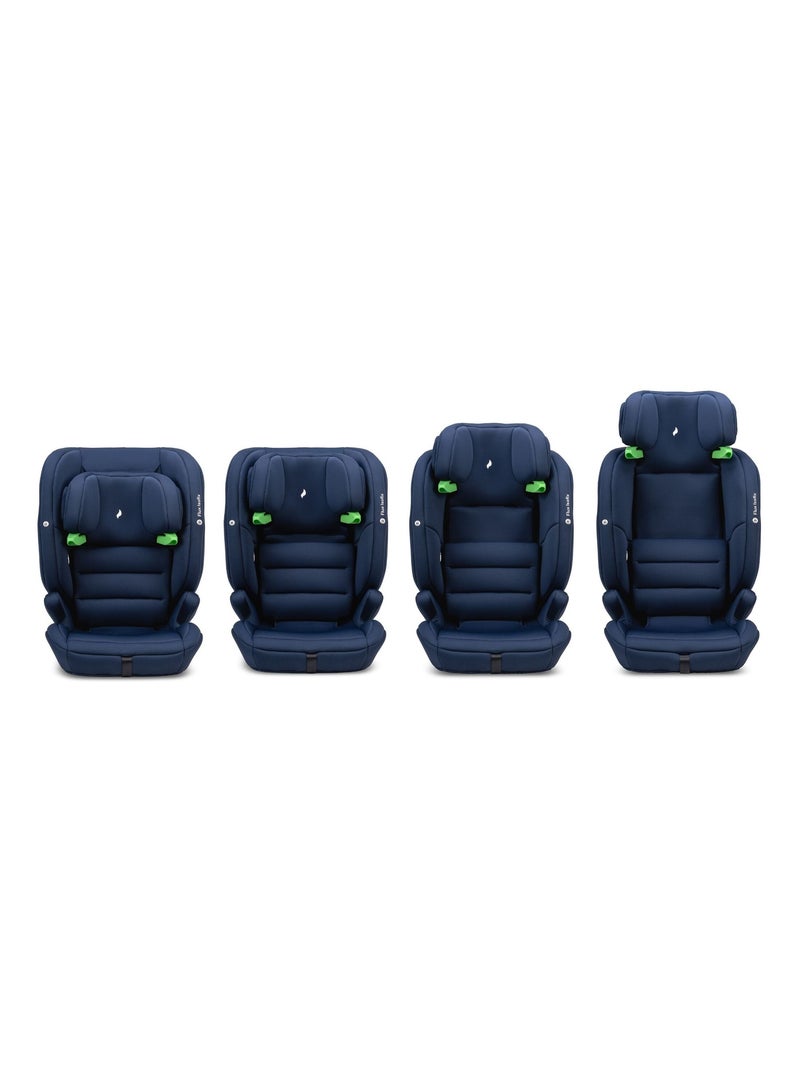 Seggiolino auto bambini Flux Isofix i-Size 76-150 cm Blu - Kiabi