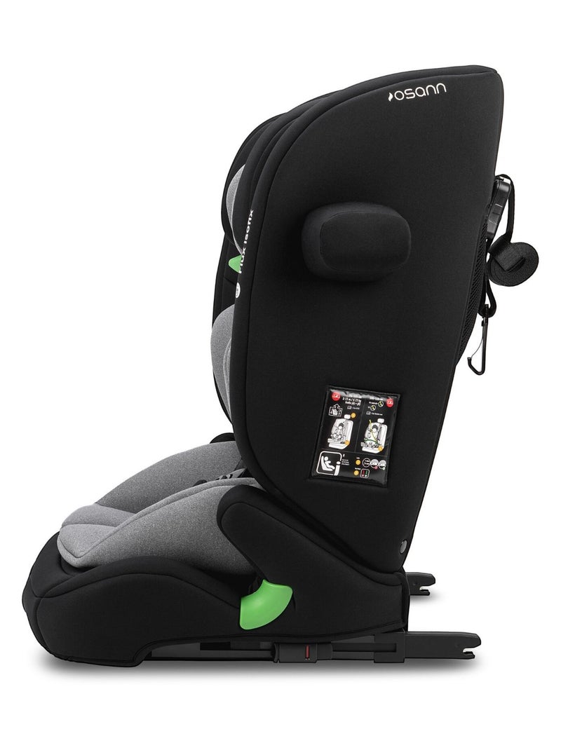 Seggiolino auto bambini Flux Isofix i-Size 76-150 cm Grigio - Kiabi