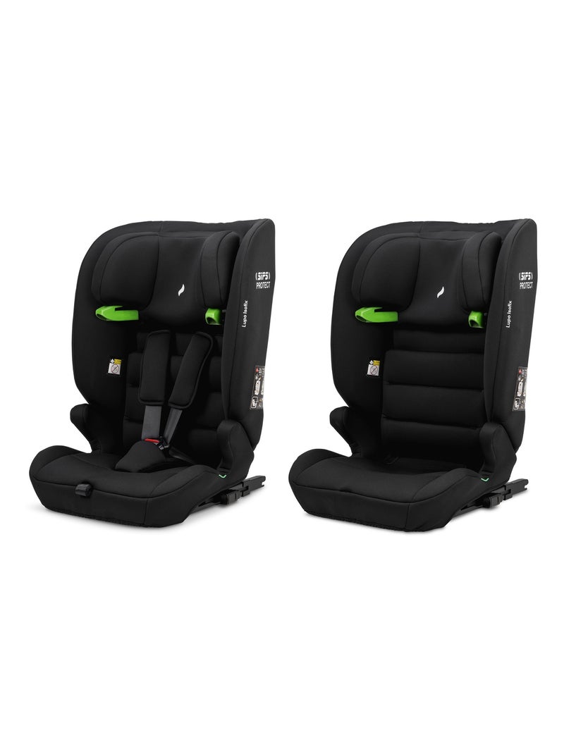 Seggiolino auto bambini Lupo Isofix i-Size 76-150 cm Nero Nero - Kiabi
