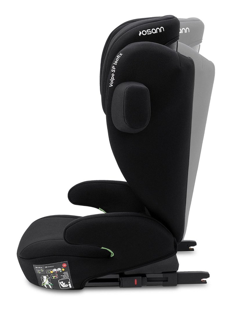 Seggiolino auto bambini Volpo SP Isofix i-Size 100-150 cm Nero Nero - Kiabi