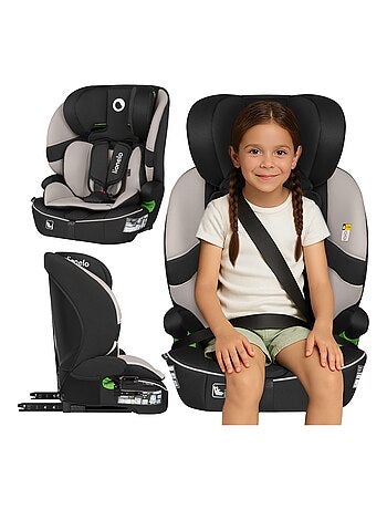 Seggiolino auto convertibile LIONELO Billy i-Size - ISOFIX - Top Tether - 76-150 cm - Gruppo 1/2/3