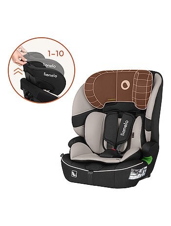 Seggiolino auto convertibile LIONELO Billy i-Size - ISOFIX - Top Tether - 76-150 cm - Gruppo 1/2/3