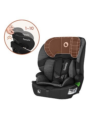 Seggiolino auto convertibile LIONELO Billy i-Size - ISOFIX - Top Tether - 76-150 cm - Gruppo 1/2/3