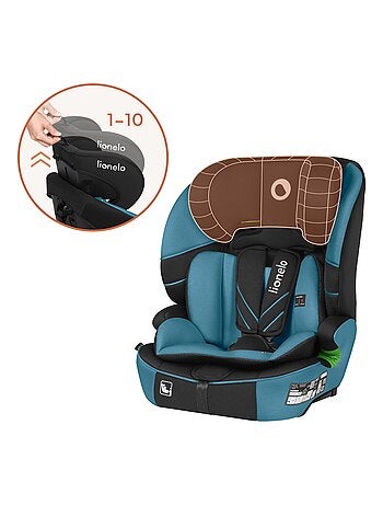 Seggiolino auto convertibile LIONELO Levi Fix i-Size - ISOFIX - 76-150 cm - Gruppo 1/2/3