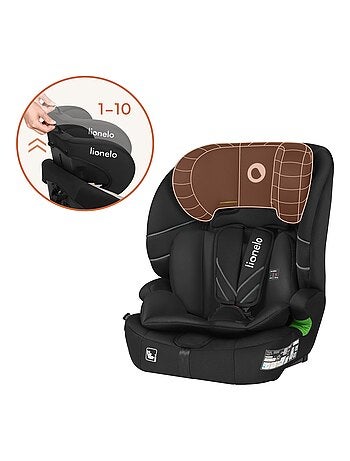 Seggiolino auto convertibile LIONELO Levi Fix i-Size - ISOFIX - 76-150 cm - Gruppo 1/2/3