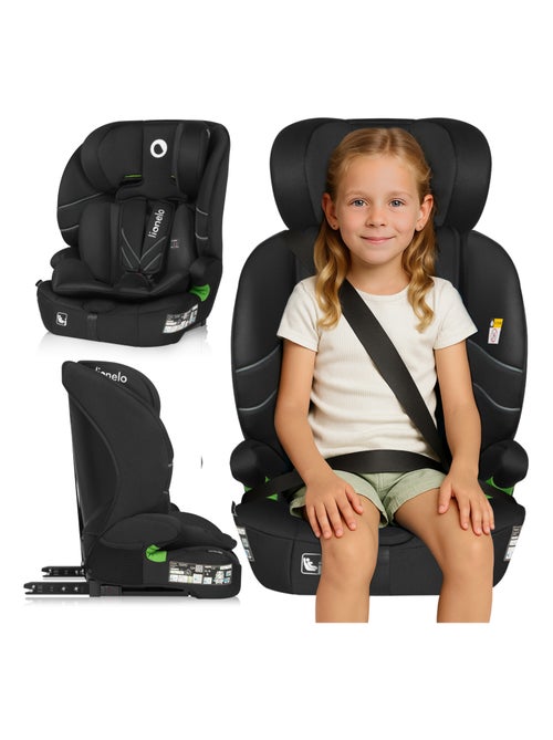Seggiolino auto convertibile LIONELO Levi Fix i-Size - ISOFIX - 76-150 cm - Gruppo 1/2/3 - Kiabi