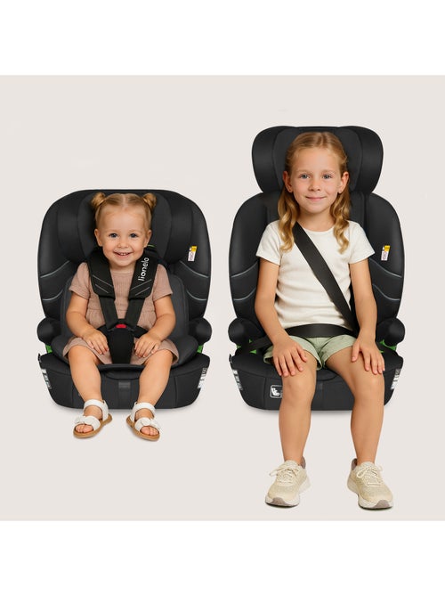 Seggiolino auto convertibile LIONELO Levi Fix i-Size - ISOFIX - 76-150 cm - Gruppo 1/2/3 - Kiabi