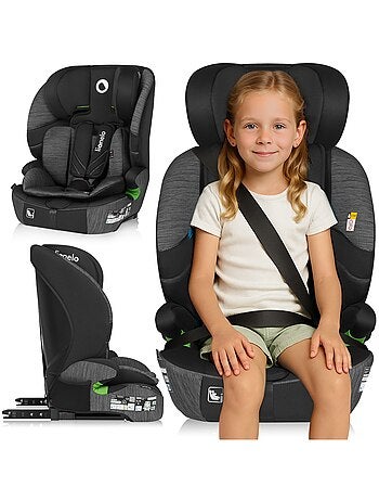 Seggiolino auto convertibile LIONELO Levi Fix i-Size - ISOFIX - 76-150 cm - Gruppo 1/2/3
