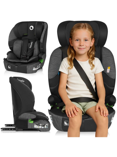 Seggiolino auto convertibile LIONELO Levi Fix i-Size - ISOFIX - 76-150 cm - Gruppo 1/2/3 - Kiabi