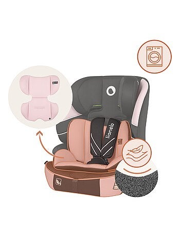 Seggiolino auto convertibile LIONELO Levi Fix i-Size - ISOFIX - 76-150 cm - Gruppo 1/2/3