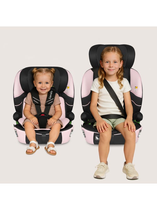 Seggiolino auto convertibile LIONELO Levi Fix i-Size - ISOFIX - 76-150 cm - Gruppo 1/2/3 - Kiabi