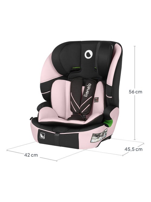Seggiolino auto convertibile LIONELO Levi Fix i-Size - ISOFIX - 76-150 cm - Gruppo 1/2/3 - Kiabi