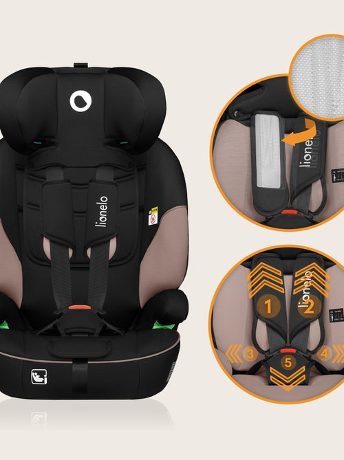 Seggiolino auto convertibile LIONELO Levi i-Size - 76-150 cm - Gruppo 1/2/3 - Kiabi