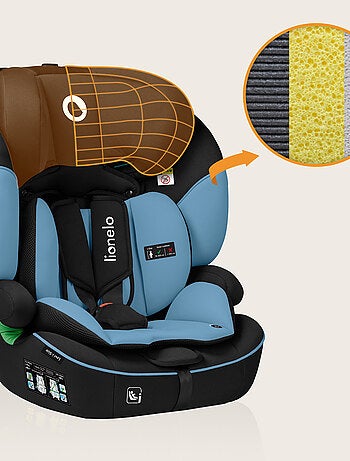 Seggiolino auto convertibile LIONELO Levi i-Size - 76-150 cm - Gruppo 1/2/3