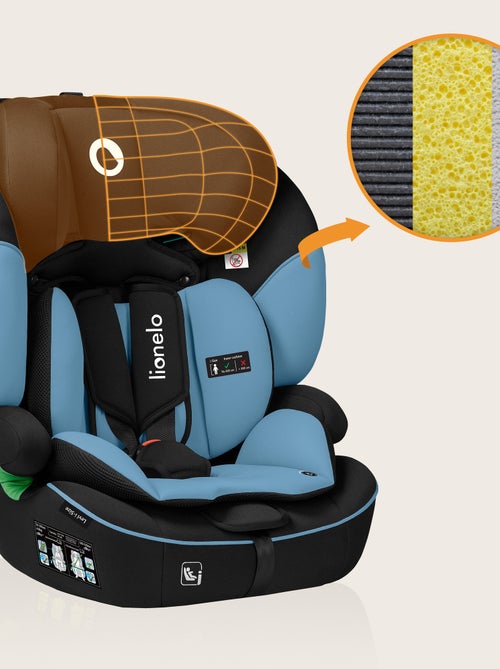 Seggiolino auto convertibile LIONELO Levi i-Size - 76-150 cm - Gruppo 1/2/3 - Kiabi